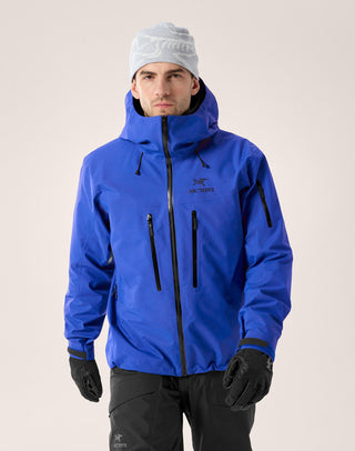 [arcteryx] Alpha SV Jacket for Men - Carob / Blk / Dynasty