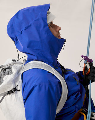 [arcteryx] Alpha SV Jacket for Men - Carob / Blk / Dynasty