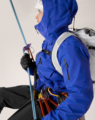 [arcteryx] Alpha SV Jacket for Men - Carob / Blk / Dynasty