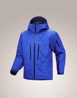 [arcteryx] Alpha SV Jacket for Men - Sea Salt / Black