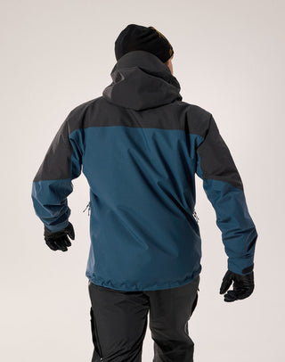 [arcteryx] Alpha SV Jacket for Men - Sea Salt / Black