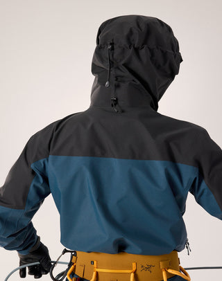 [arcteryx] Alpha SV Jacket for Men - Sea Salt / Black