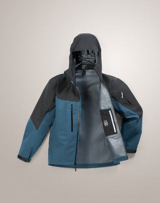 [arcteryx] Alpha SV Jacket for Men - Carob / Blk / Dynasty