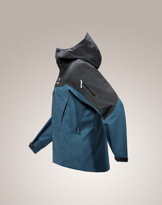 [arcteryx] Alpha SV Jacket for Men - Sea Salt / Black