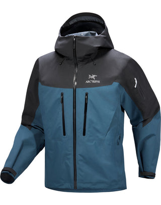 [arcteryx] Alpha SV Jacket for Men - Sea Salt / Black
