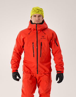 [arcteryx] Alpha SV Jacket for Men - Dynasty / Black