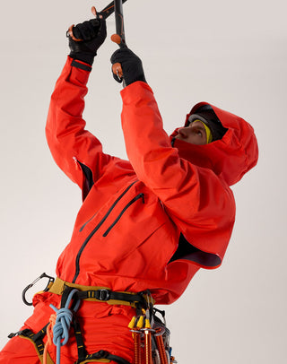 [arcteryx] Alpha SV Jacket for Men - Dynasty / Black