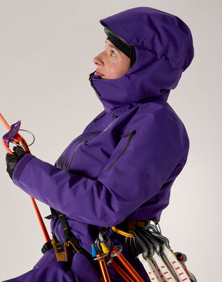 [arcteryx] Alpha SV Jacket Women's - Bliss / Black