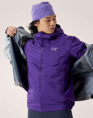 [arcteryx] Atom Hoodie for Men - Carob / Blk / Dynasty