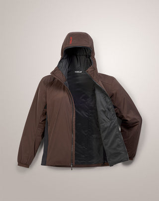 [arcteryx] Atom Hoodie for Men - Carob / Blk / Dynasty