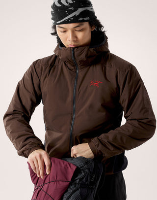 [arcteryx] Atom Hoodie for Men - Carob / Blk / Dynasty