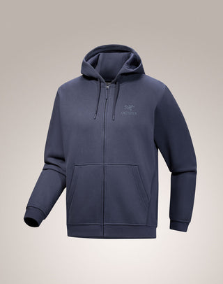 [arcteryx] Emblem Fleece Full-Zip Hoodie for Men - Black
