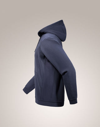 [arcteryx] Emblem Fleece Full-Zip Hoodie for Men - Black