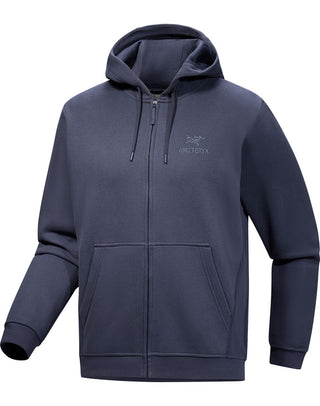 [arcteryx] Emblem Fleece Full-Zip Hoodie for Men - Black