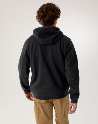 [arcteryx] Emblem Fleece Full-Zip Hoodie for Men - Black