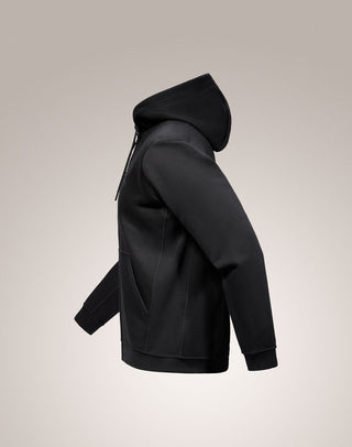 [arcteryx] Emblem Fleece Full-Zip Hoodie for Men - Black