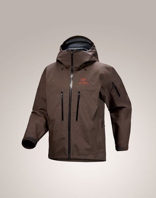[arcteryx] Alpha SV Jacket for Men - Sea Salt / Black