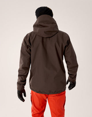 [arcteryx] Alpha SV Jacket for Men - Sea Salt / Black