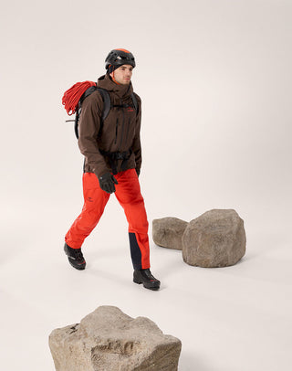 [arcteryx] Alpha SV Jacket for Men - Sea Salt / Black