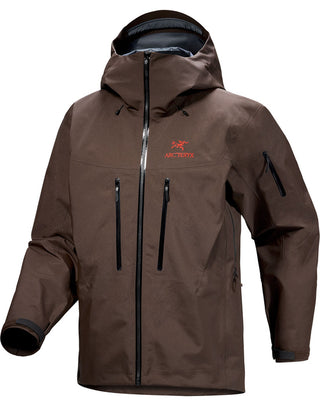 [arcteryx] Alpha SV Jacket for Men - Sea Salt / Black