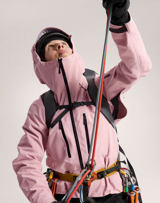 [arcteryx] Alpha SV Jacket Women's - Bliss / Black