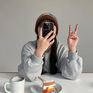 Color Border Beanie