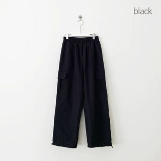 Summer Wide Elastic Training 2-Way Jogger String Cargo Pants