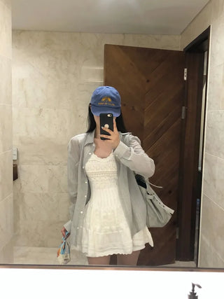 Flared knit dress