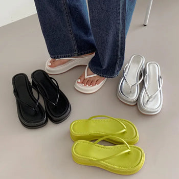 Platform beach sandals (4 colors)