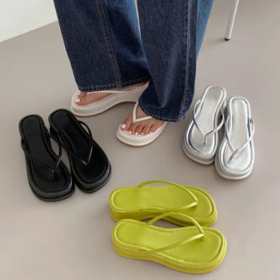 Platform beach sandals (4 colors)