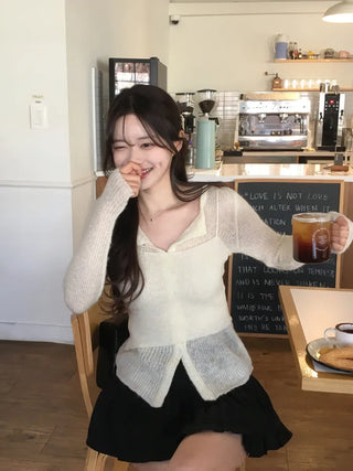 [With inner shorts] Frill skirt