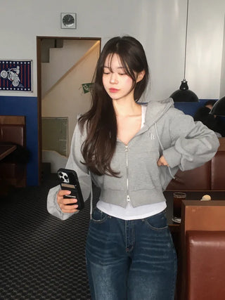 (5 colors) DR Balloon Cropped Hoodie