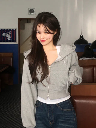 (5 colors) DR Balloon Cropped Hoodie