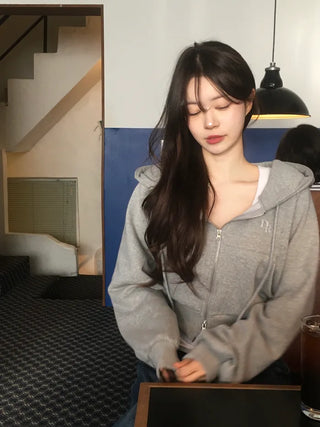 (5 colors) DR Balloon Cropped Hoodie
