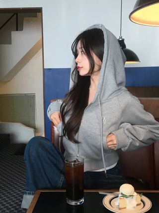 (5 colors) DR Balloon Cropped Hoodie