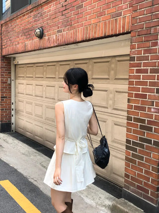 [2pcs] Chiffon Blouse and Pants Set
