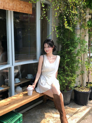 [2pcs] Chiffon Blouse and Pants Set
