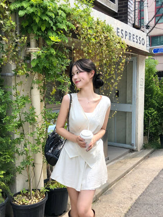 [2pcs] Chiffon Blouse and Pants Set