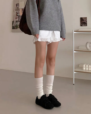 [High Quality] Leather Suede Sneakers