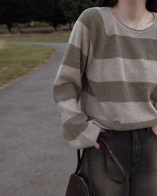 Cashmere striped knit