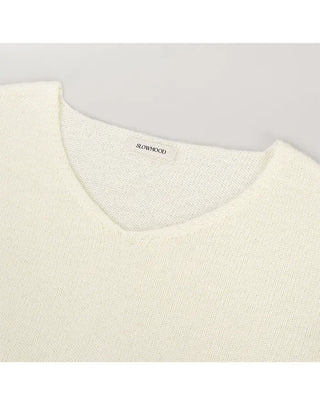 Slim Heart V-Neck Knit