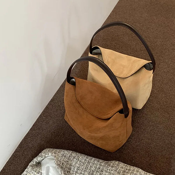 Autumn/Winter Daily Suede Tote Bag