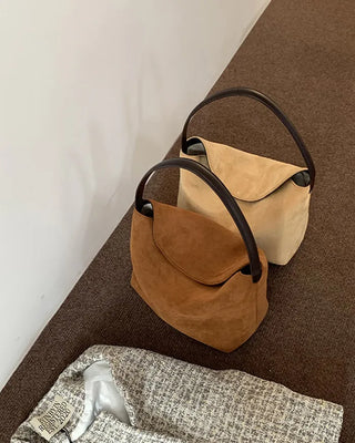 Suede bag