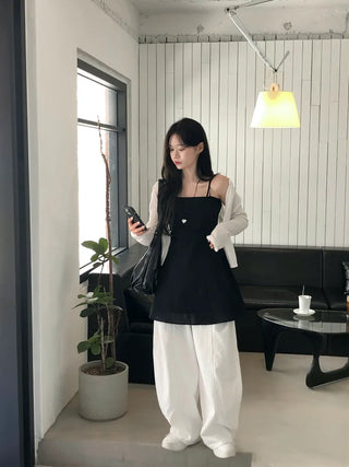 Linen camisole dress