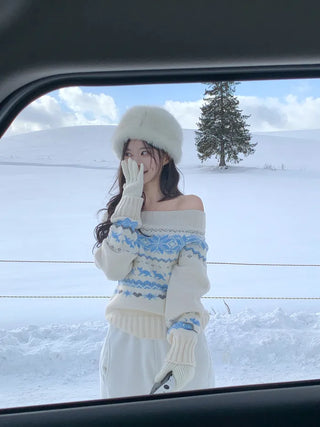 [UNISEX] Smartphone-compatible knit gloves