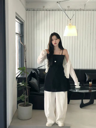 Linen camisole dress