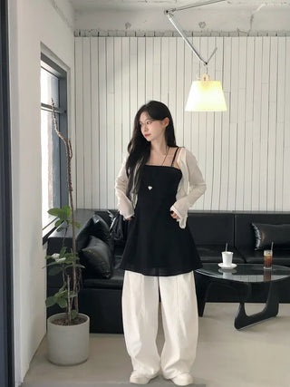 Linen camisole dress