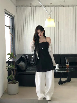 Linen camisole dress