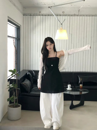 Linen camisole dress