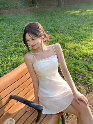 Linen camisole dress